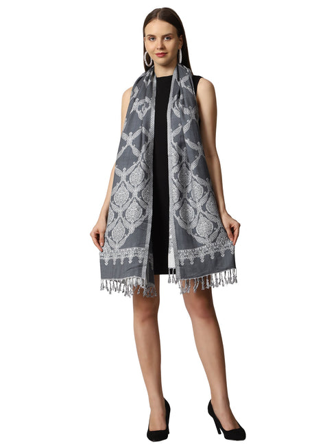 Women's Jamawar Wool Stole